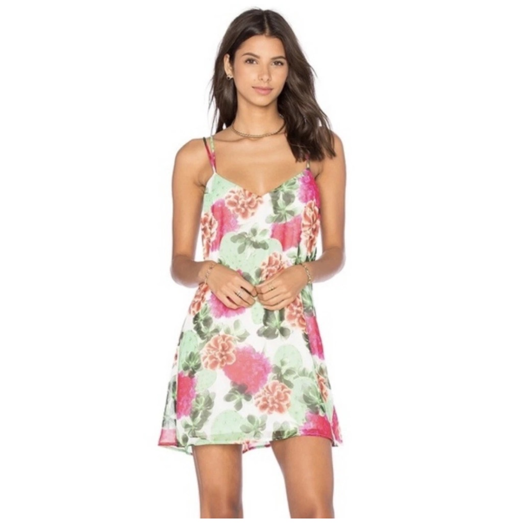 Show Me Your Mumu Cactus Bloom Mini Dress Size Small